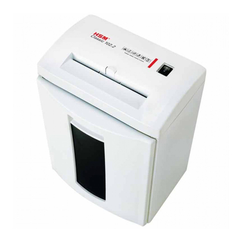 HSM Classic 102.2 instruction manual