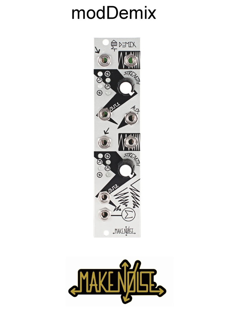 Make Noise modDemix manual