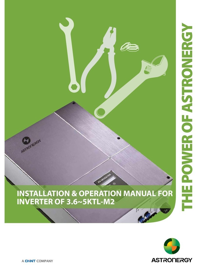 Astronergy 5KTL-M2 Installation & operation manual Astronergy 5KTL-M2 Installation & operation manual