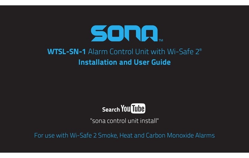 Sona WTSL-SN-1 Installation and user guide