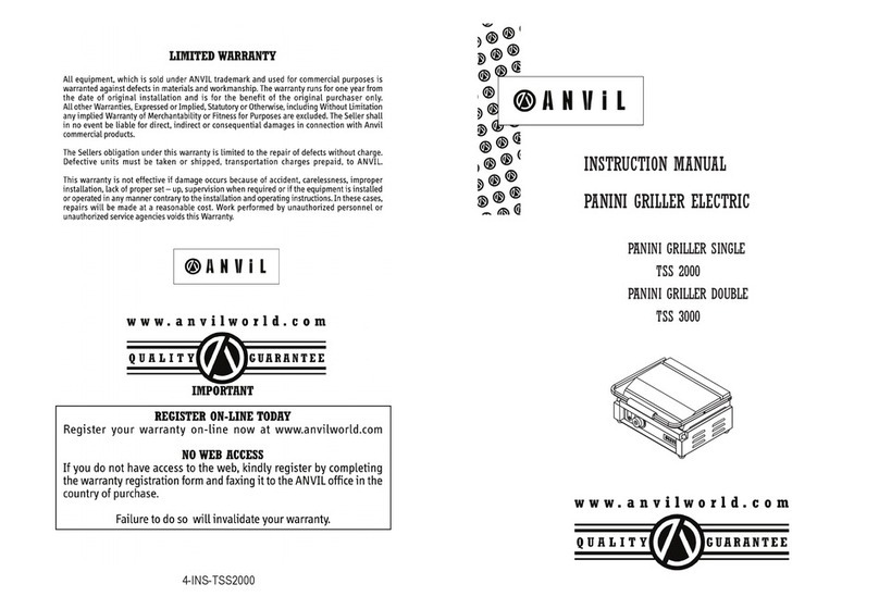 Anvil TSS 2000 User manual Anvil TSS 2000 User manual