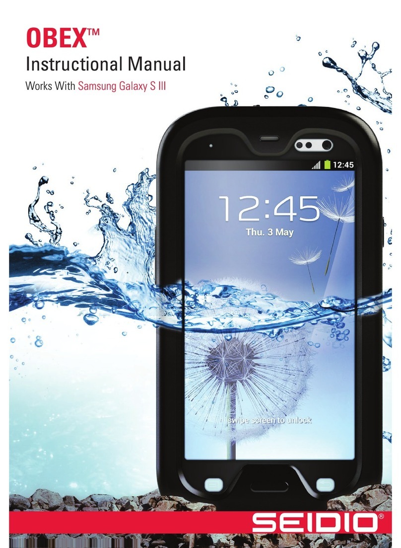 Seidio OBEX Operating and maintenance manual