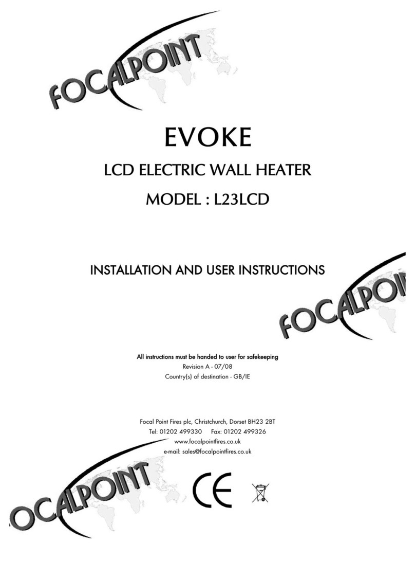 Focal Point EVOKE L23LCD Installation and user instructions