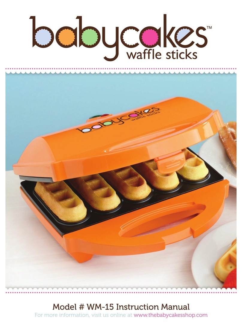 Babycakes WM-15 instruction manual