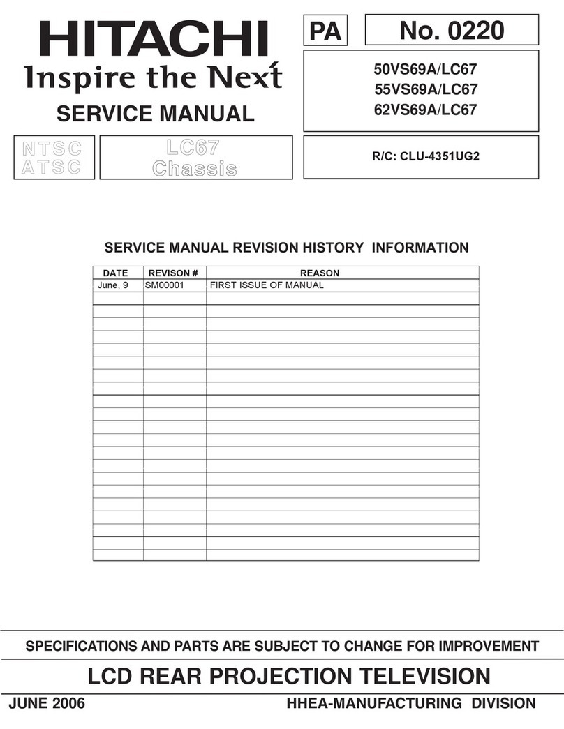 Hitachi 50VS69A User manual