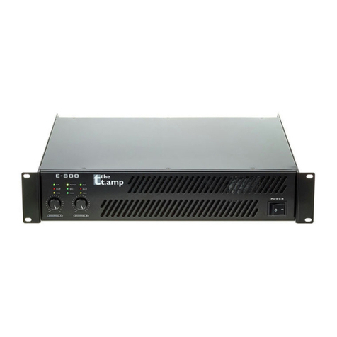 thomann E-800 User manual