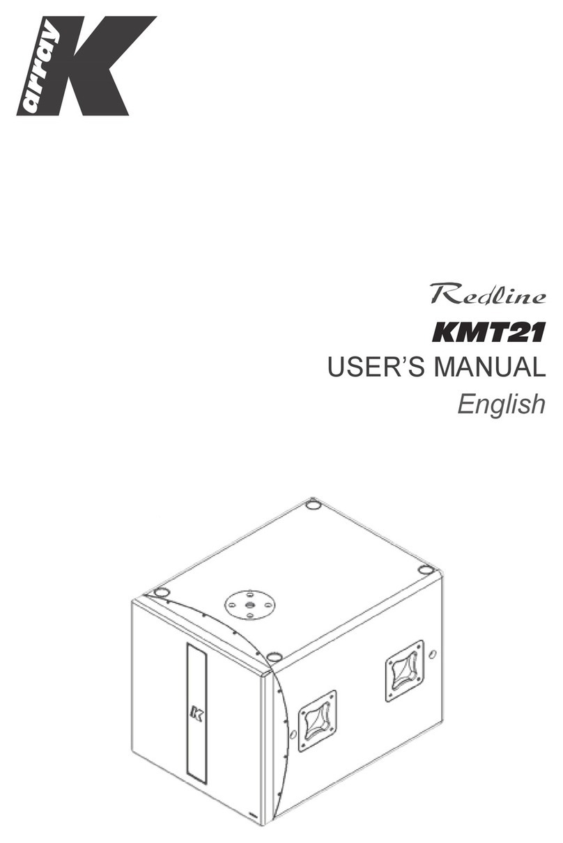 K-array Redline KMT21 User manual