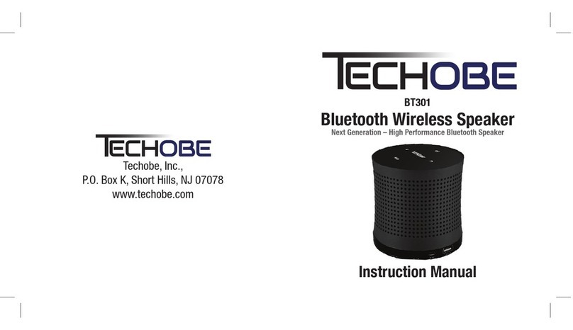 Techobe BT301 instruction manual