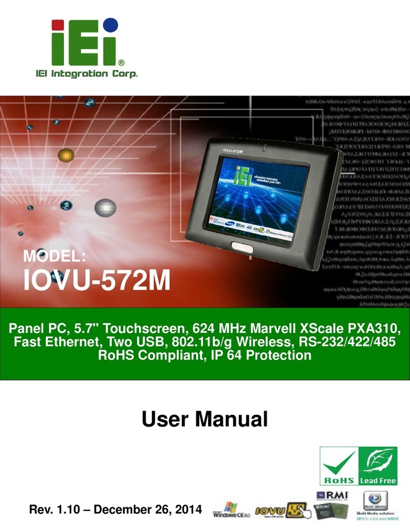 IEI Technology IOVU-572M user manual