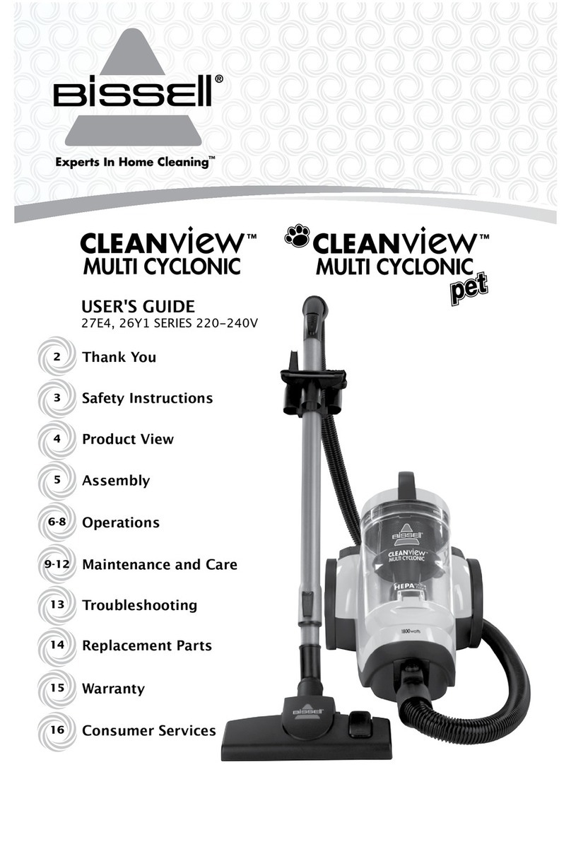 Bissell 27E4 SERIES user guide