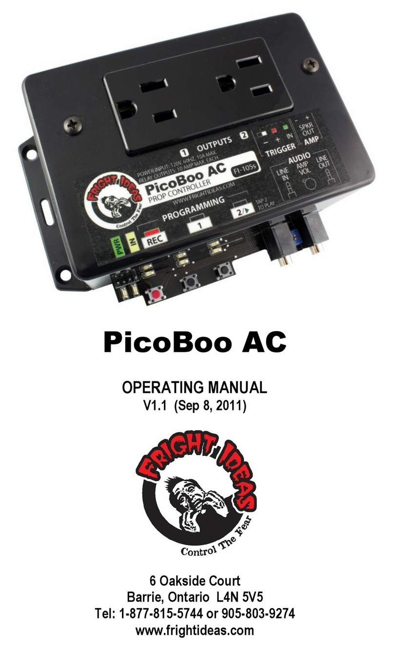 Fright Ideas PicoBoo AC operating manual