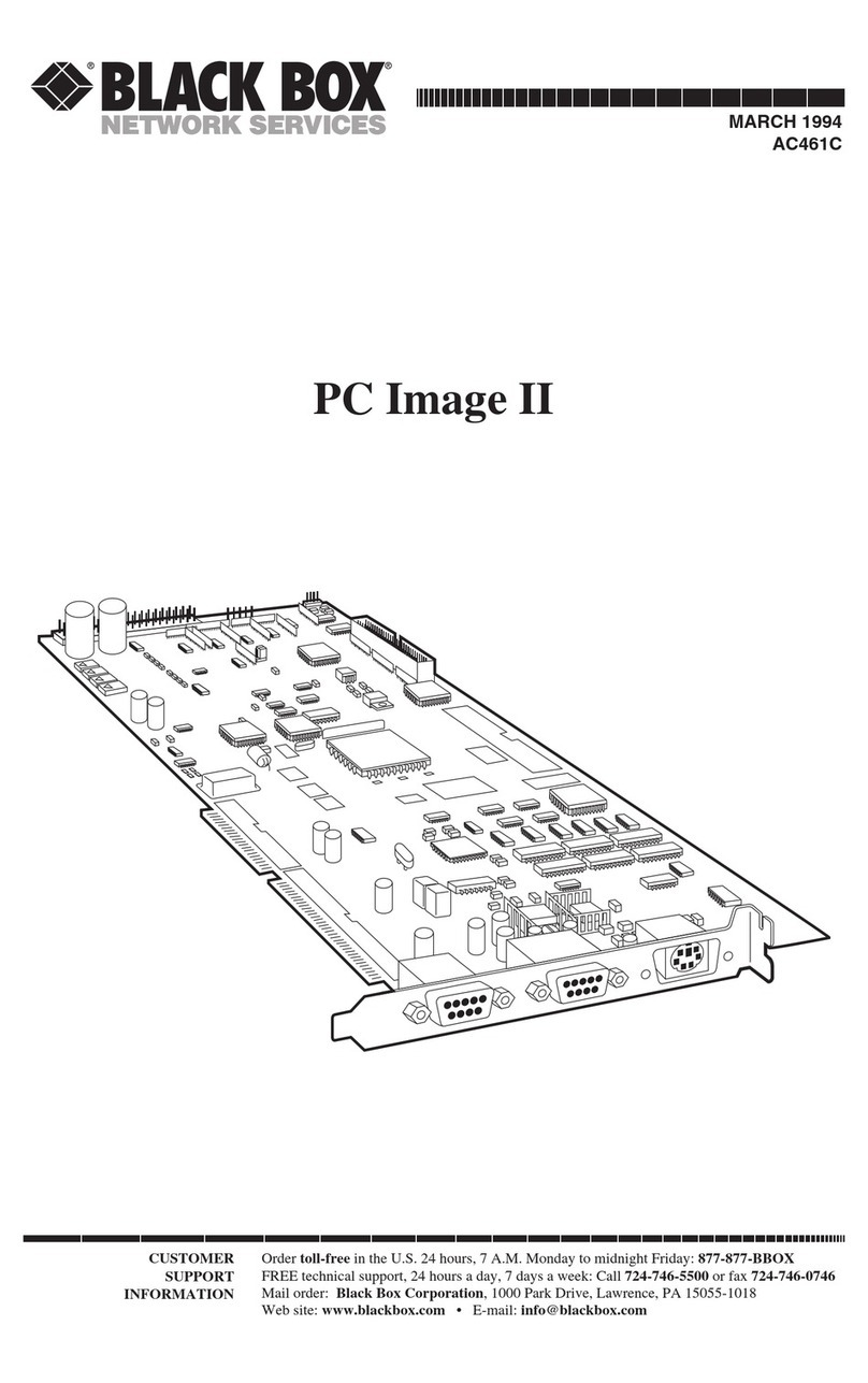 Black Box PC Image II User manual