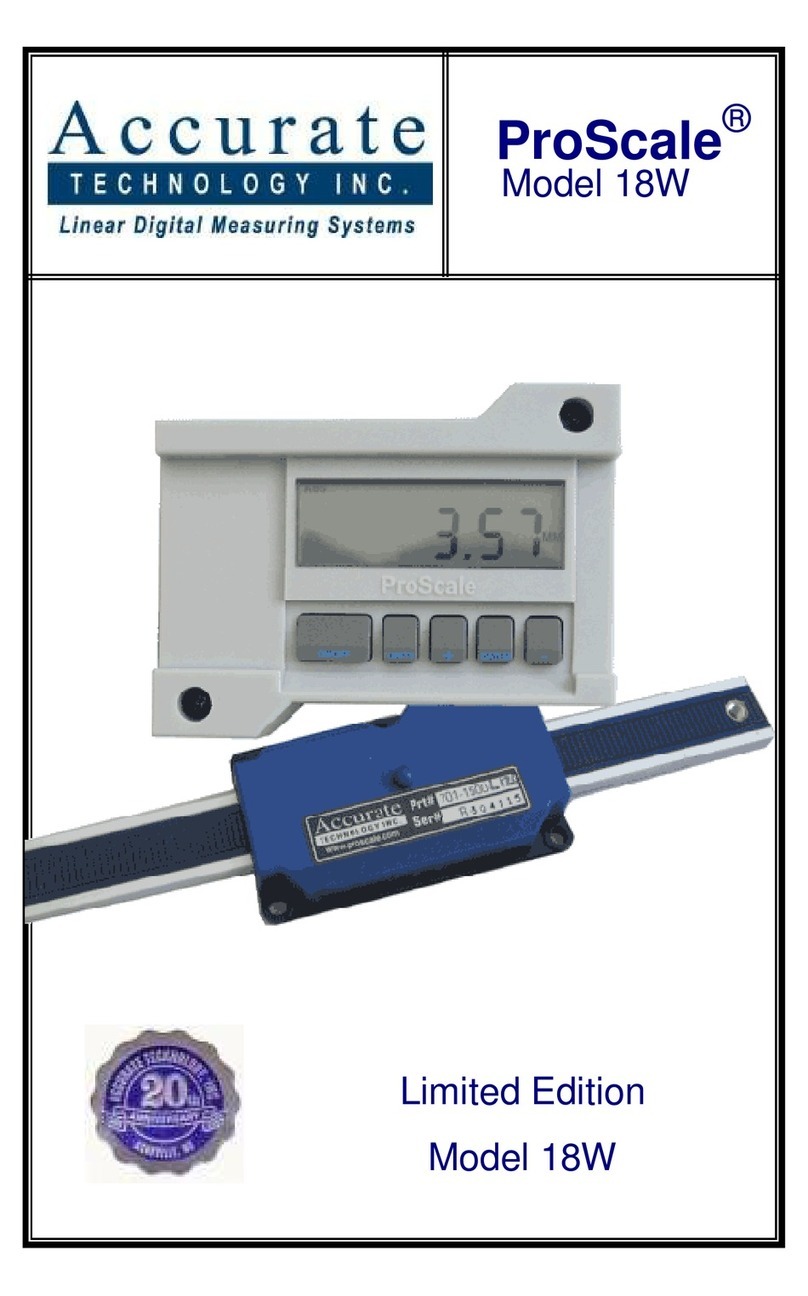 Accurate Technology ProScale 18W user manual