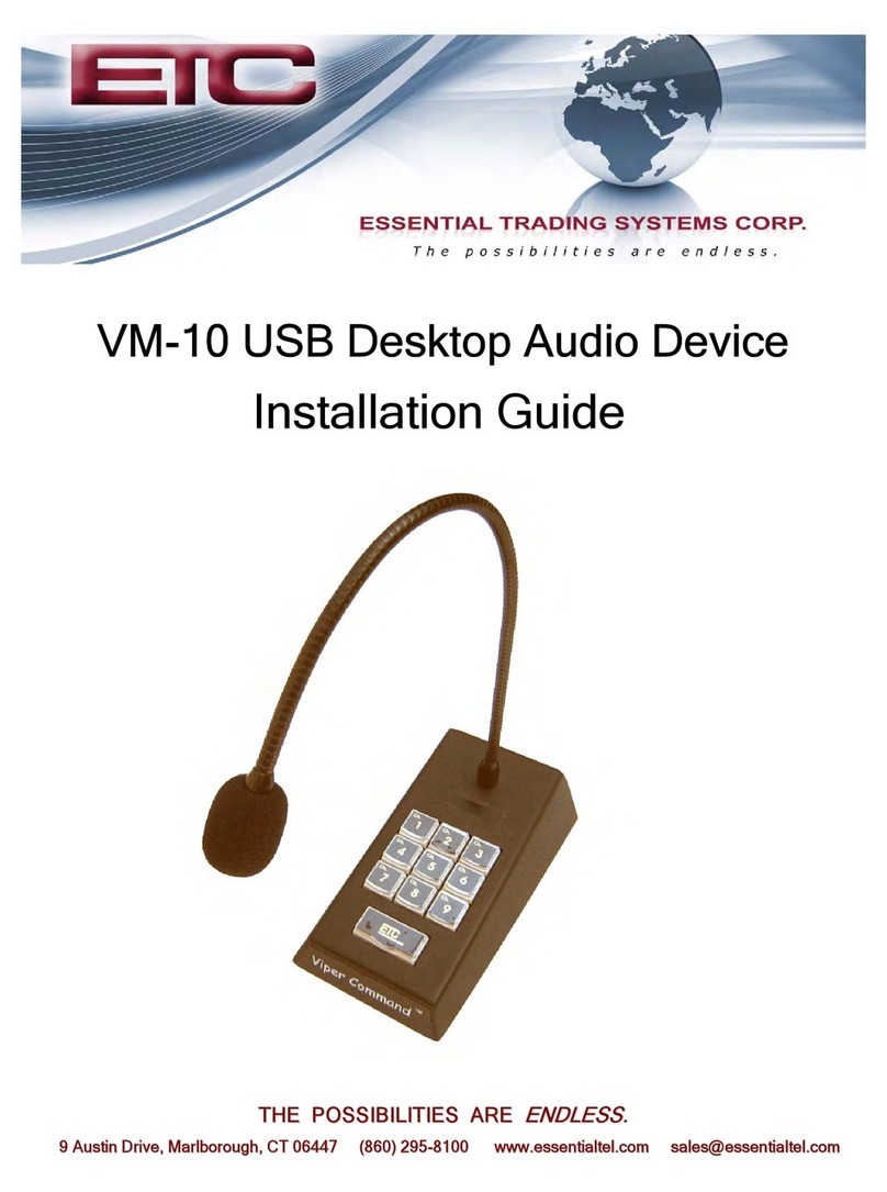 ETC VM-10 installation guide