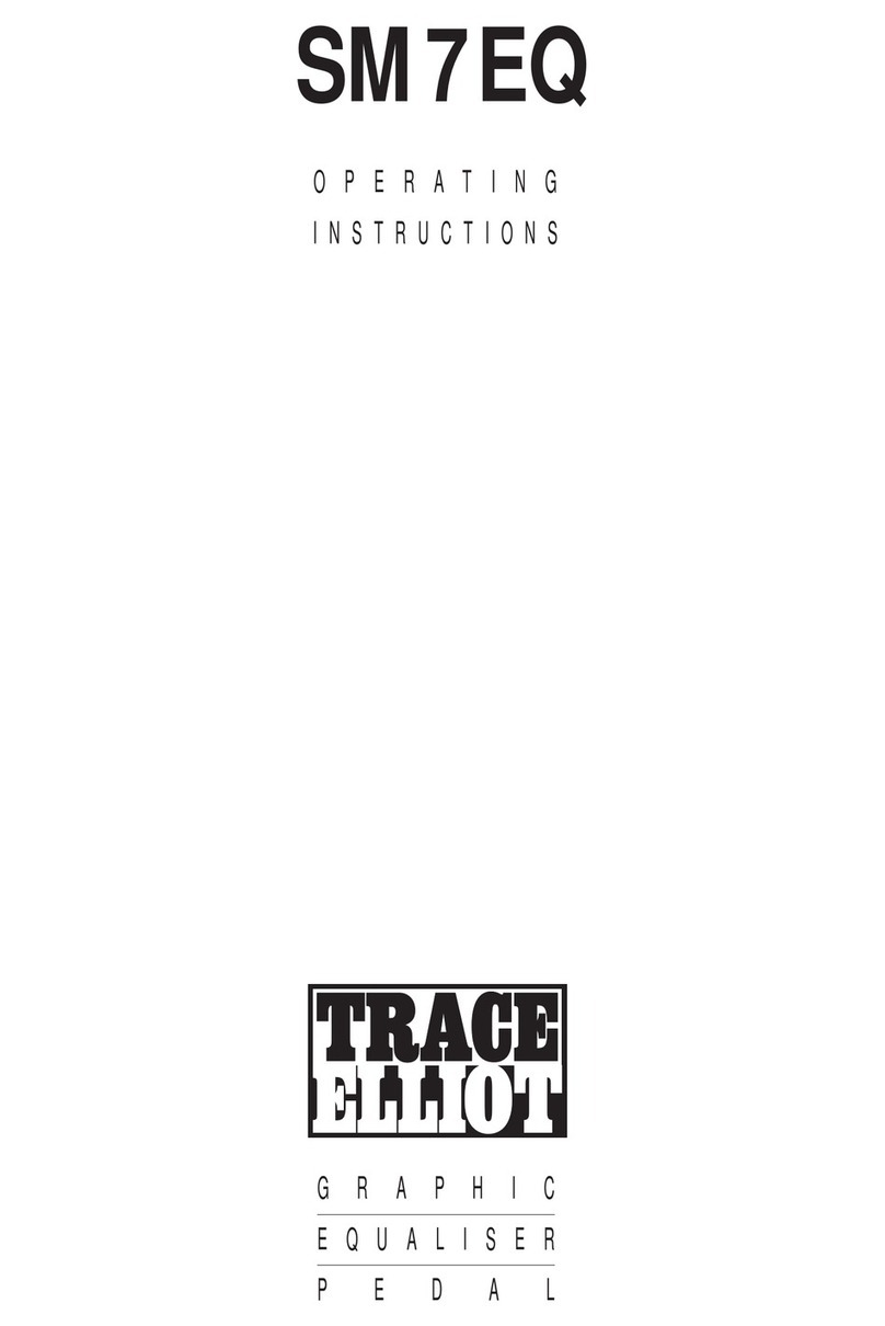 TRACE ELLIOT SM7EQ User manual