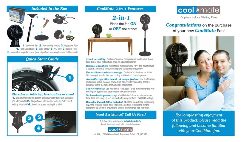 Cool mate 2-in-1 user guide