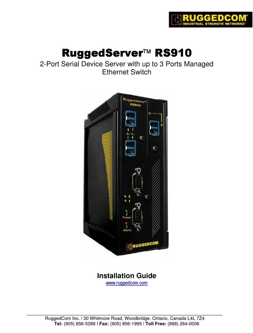 RuggedCom RuggedServer RS910 installation guide