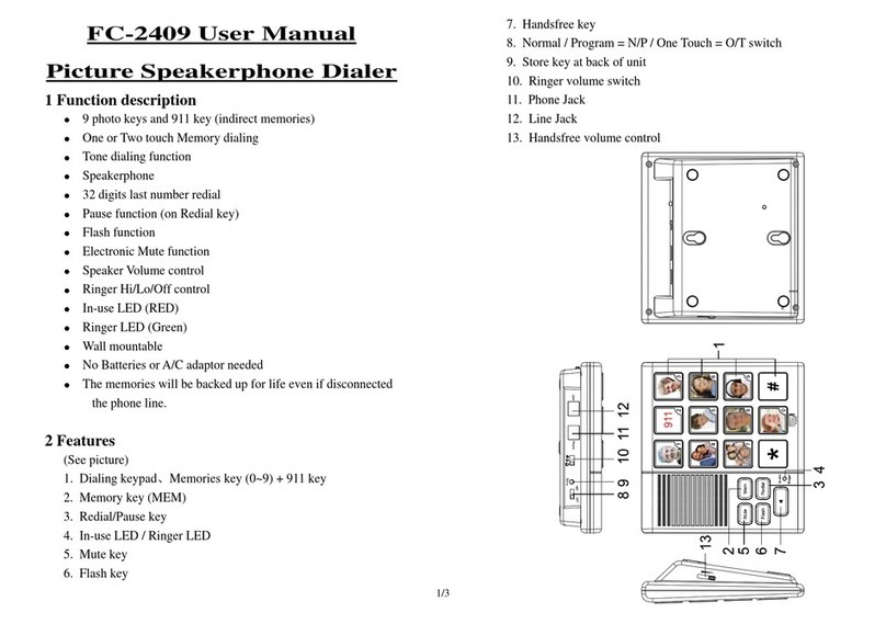 Future Call LLC. FC-2409 user manual