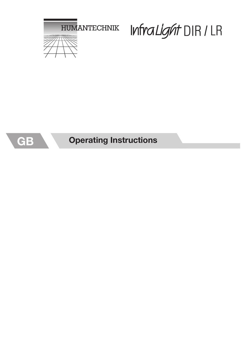 Humatechnik Infralight DIR operating instructions