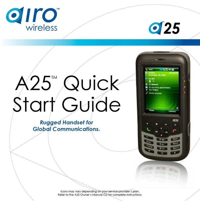 Airo Wireless A25 User manual