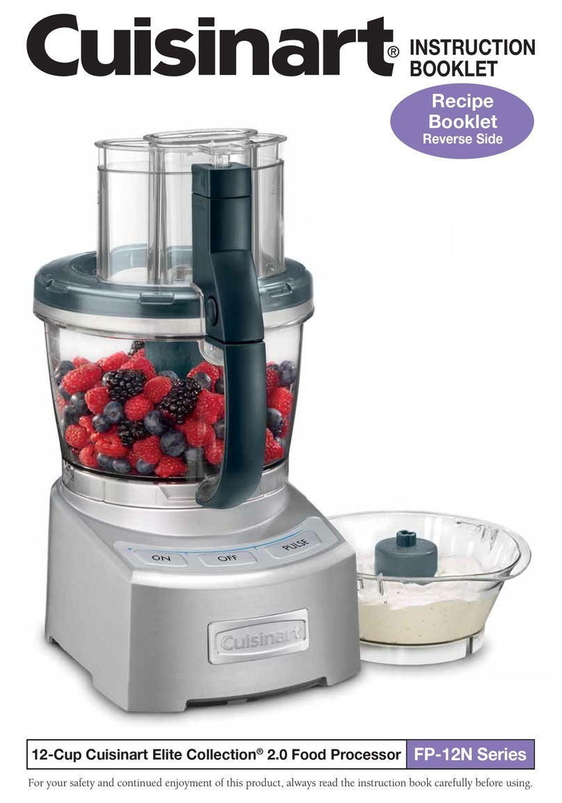 Cuisinart FP-12N Series User manual