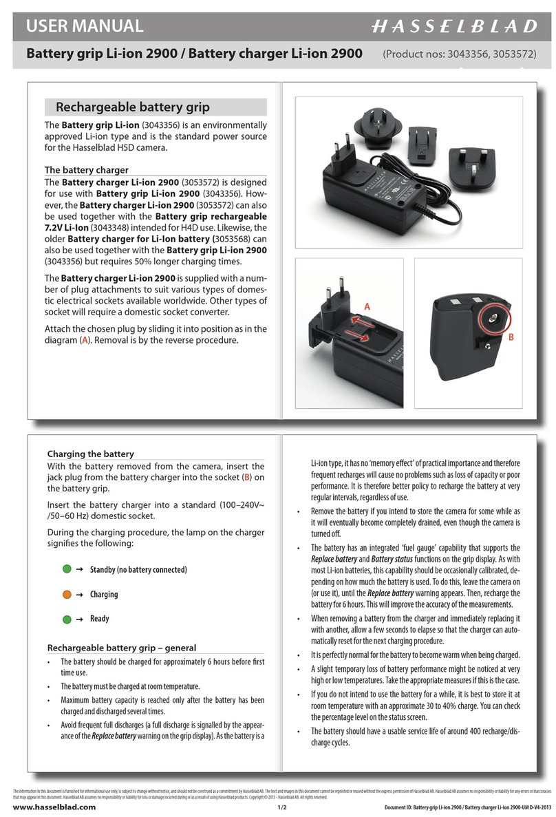 Hasselblad 3043356 user manual