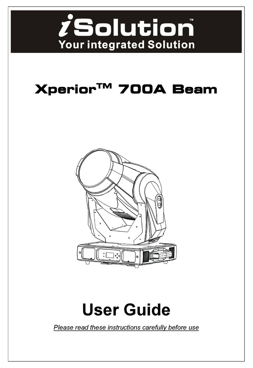iSolution Xperior 700A Beam User manual iSolution Xperior 700A Beam User manual