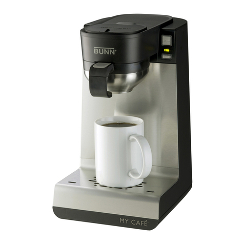 Bunn My Cafe User manual