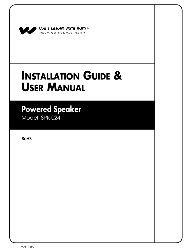 William Sound SPK 024 Installation guide & user manual