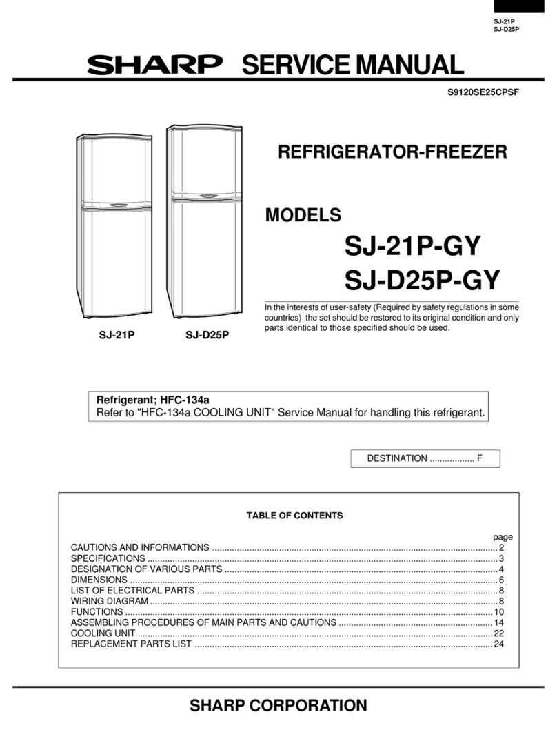 Sharp SJ-21P-GY User manual
