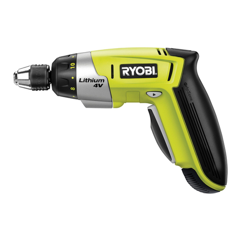 Ryobi CSD-4107BG Owner's manual Ryobi CSD-4107BG Owner's manual