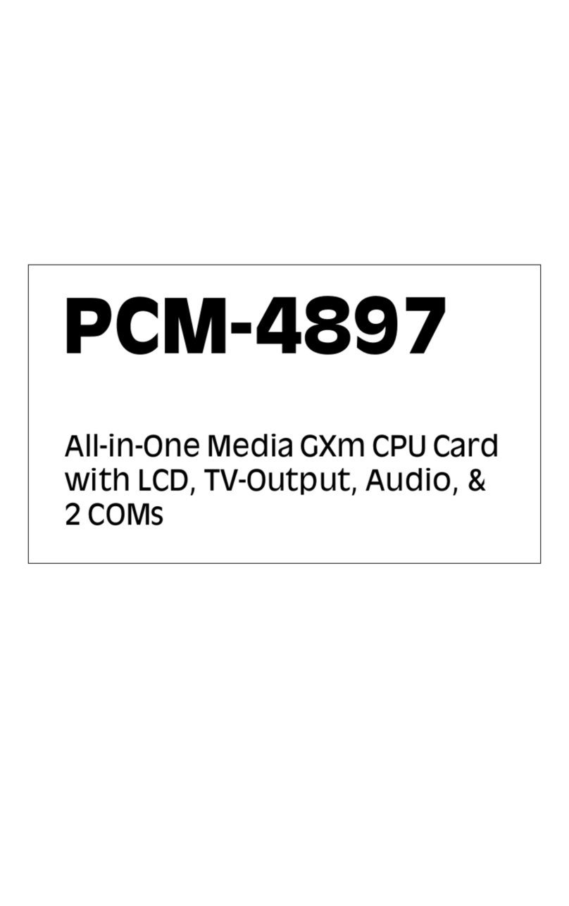 Aaeon PCM-4897 user manual