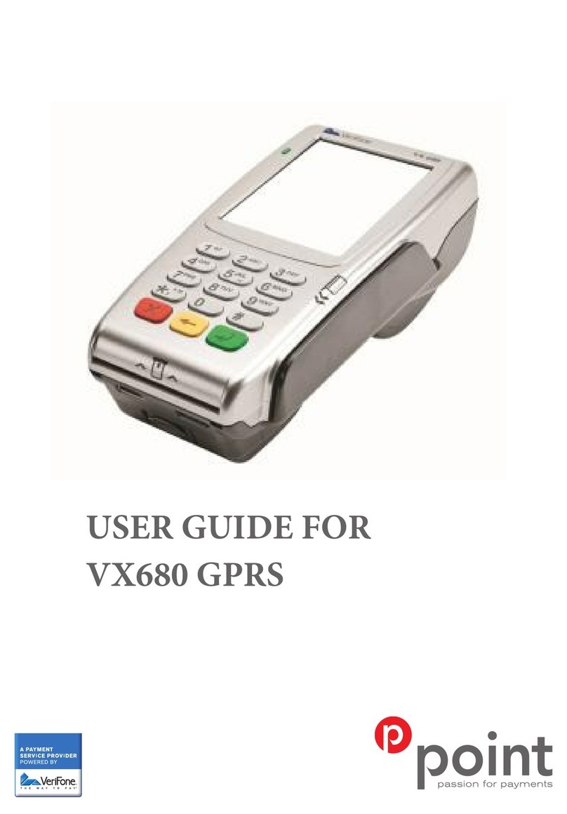point VX680 GPRS user guide