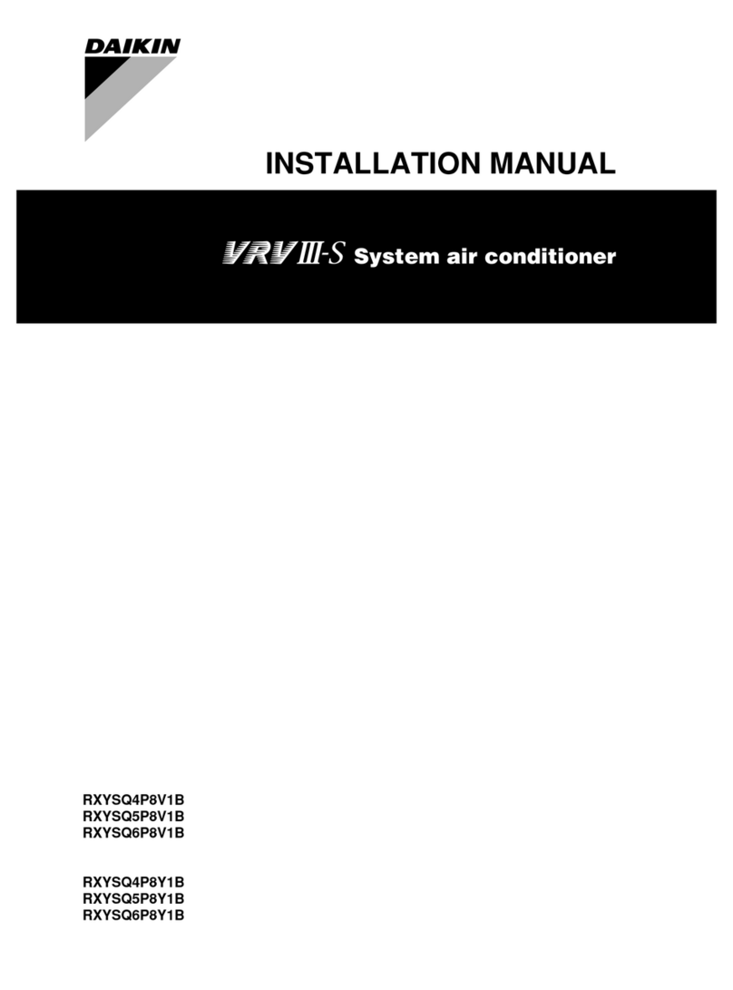 Daikin RXYSQ4P8V1B User manual