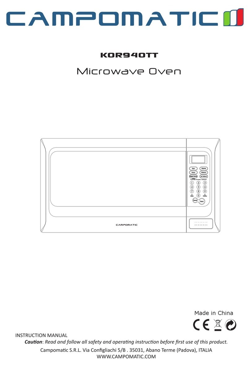 Campomatic KOR940TT User manual Campomatic KOR940TT User manual