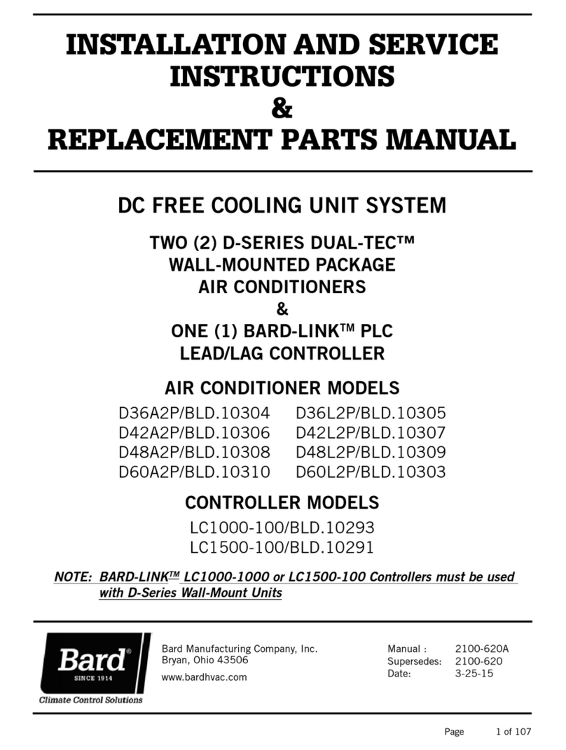 Bard D36A2P/BLD.10304 Quick guide