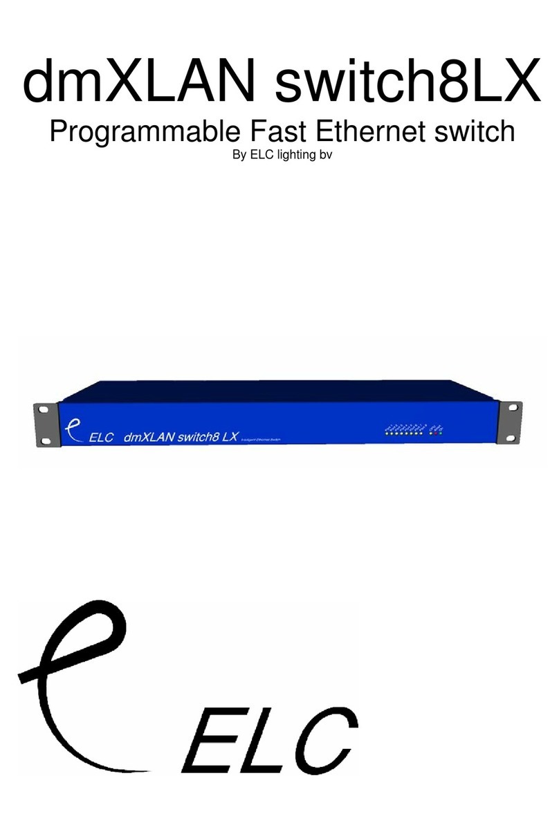 ELC dmXLAN switch8 LX installation guide