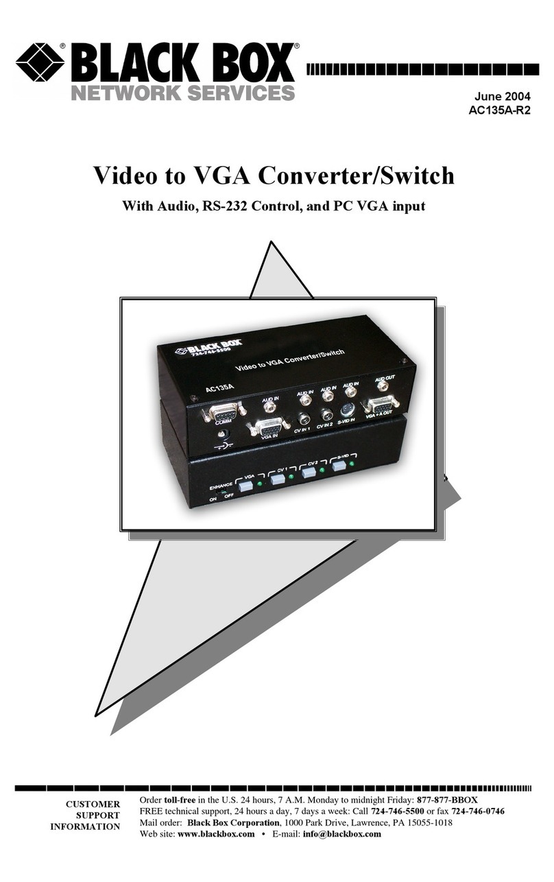 Black Box AC135A-R2 User manual