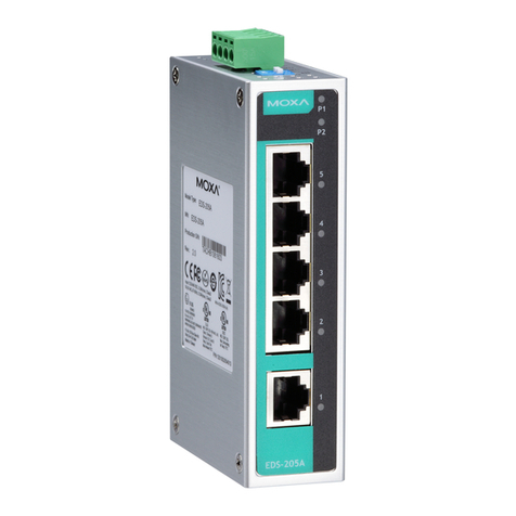 Moxa Technologies EtherDevice EDS-205A series Hardware installation guide