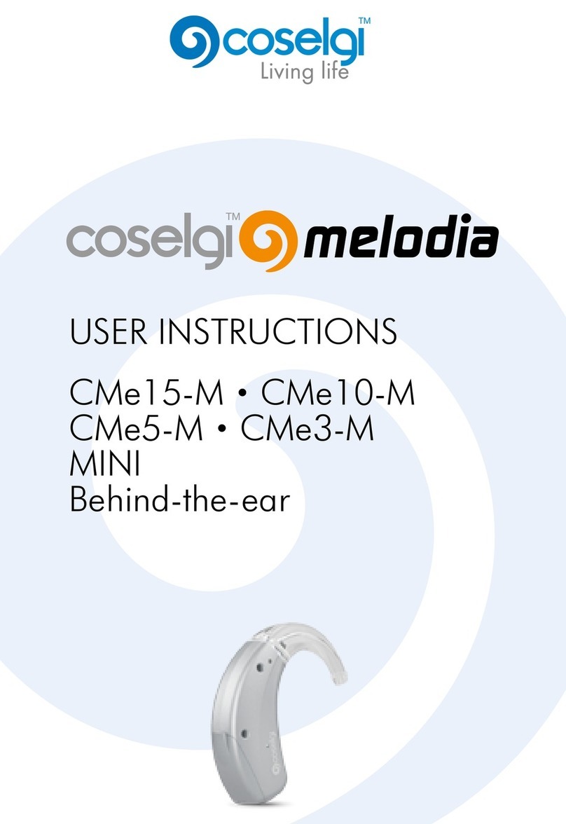 Coselgi melodia CMe 15-M User manual Coselgi melodia CMe 15-M User manual