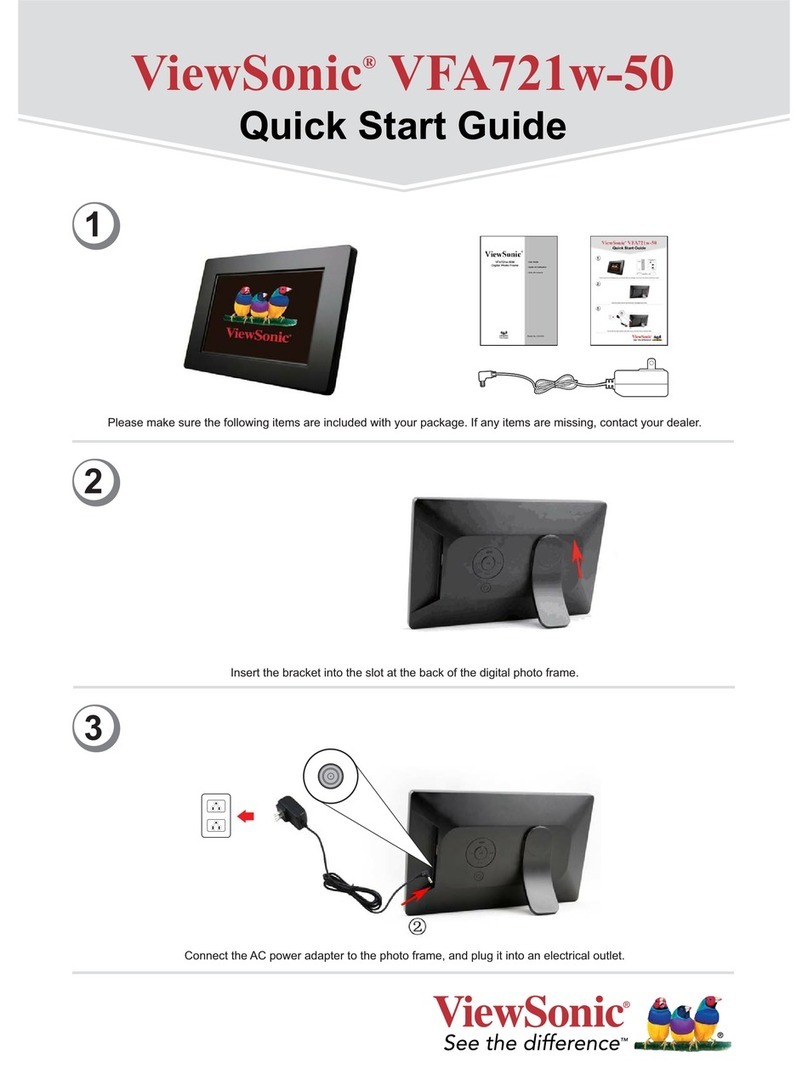 ViewSonic VFA721w-50 quick start guide