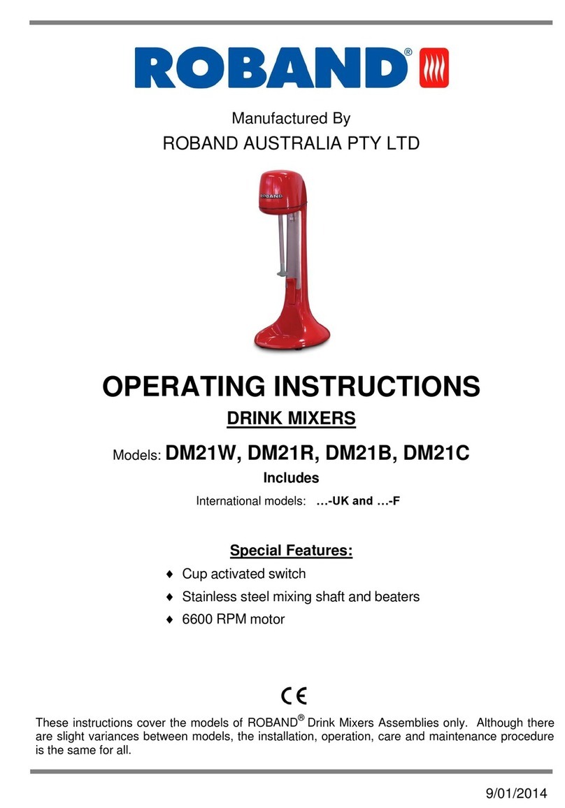 ROBAND DM21W series operating instructions ROBAND DM21W series operating instructions