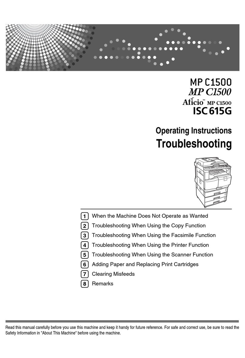 Infotec MP C1500 User manual