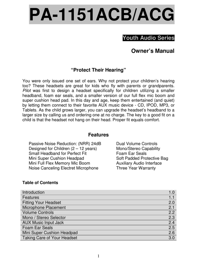 Pilot Communications PA-1151ACB User manual