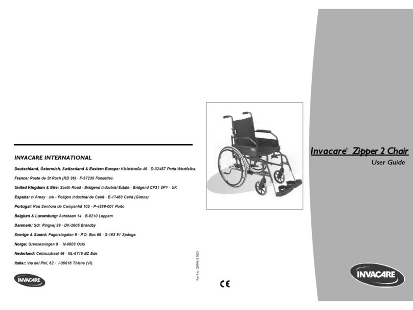 Invacare Zipper 2 User manual Invacare Zipper 2 User manual