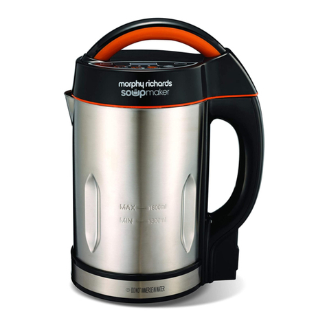 Morphy Richards Soup maker User manual