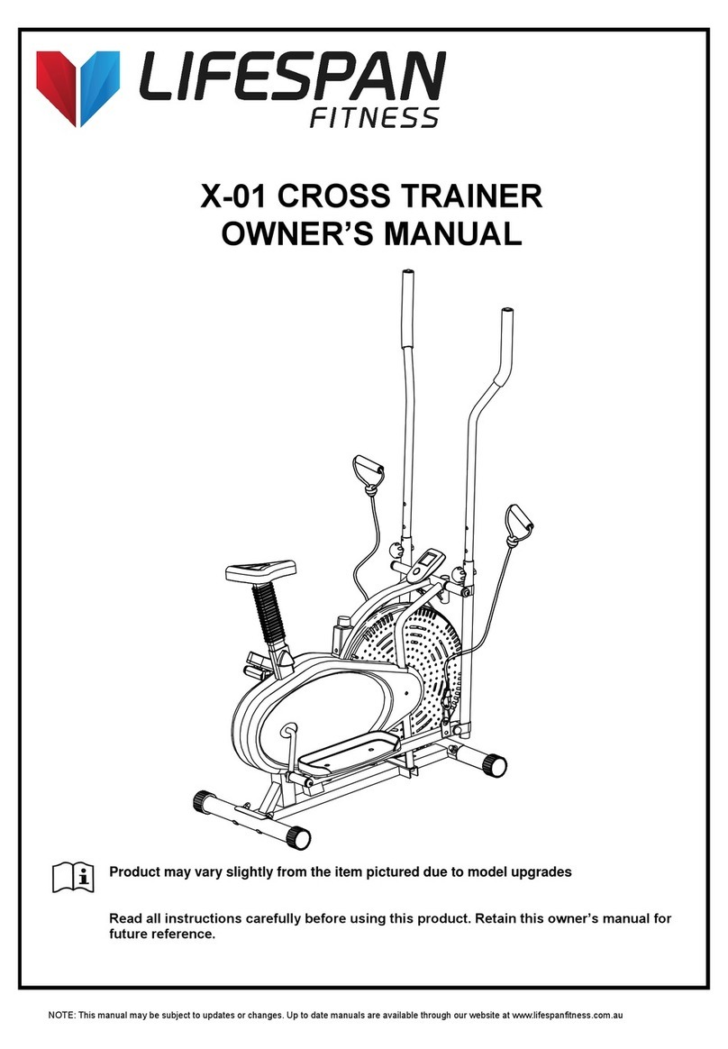 Life Span X-01 User manual