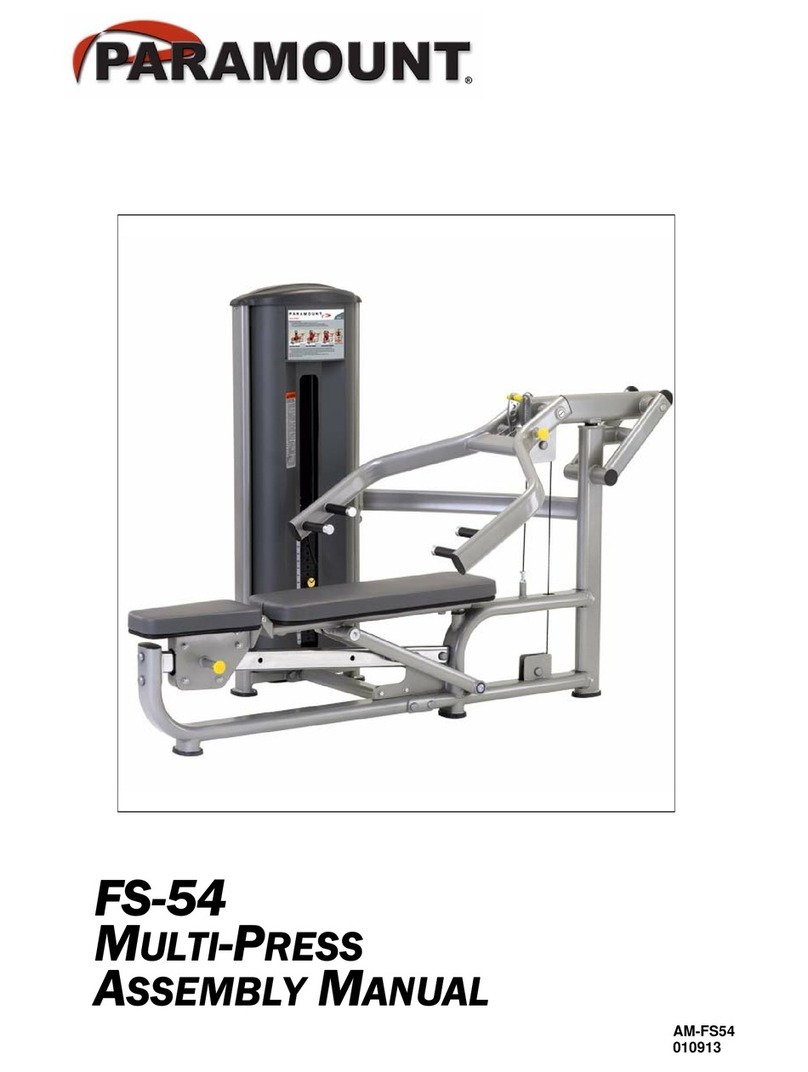 Paramount Fitness FS-54 User manual