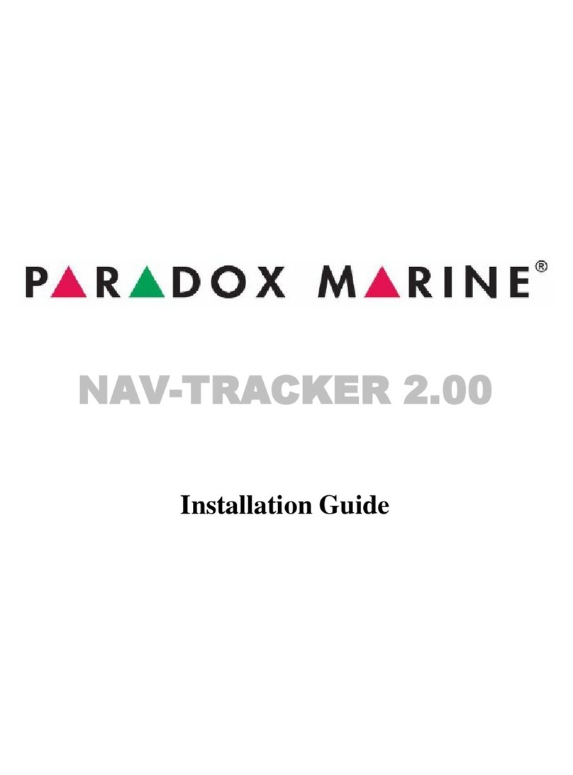 Paradox Marine NAV-TRACKER 2.00 installation guide