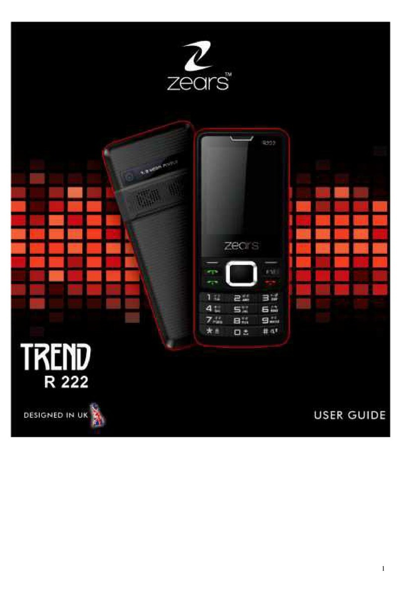 Zears R222 User manual